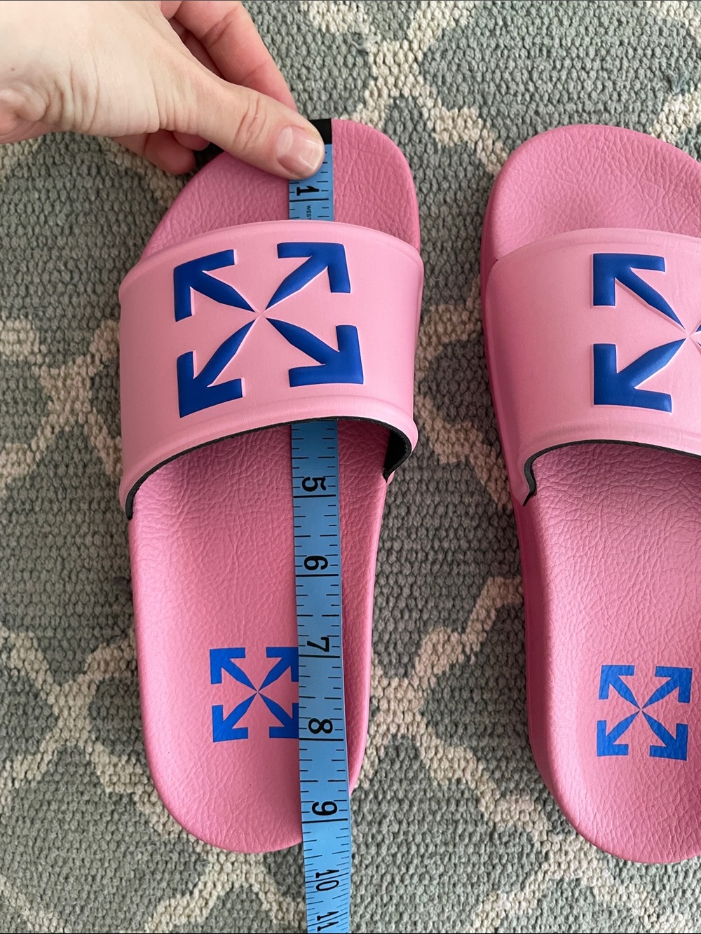 NIB Off-White Arrow Pool Slide Sandal Size 6 (Nordstrom Exclusive) - Picture 10 of 16